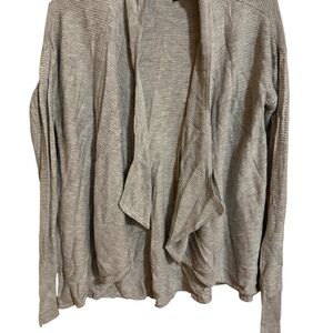Maurices Light Gray Open-Front casual knit Cardigan ladies medium